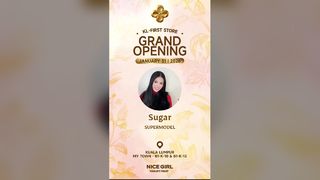 Miss Universe Xinyue congratulations to our new store